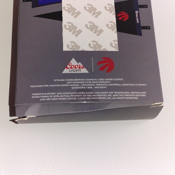 COORS LIGHT Reversible Toronto Raptors Pennant - Picture 6 of 7